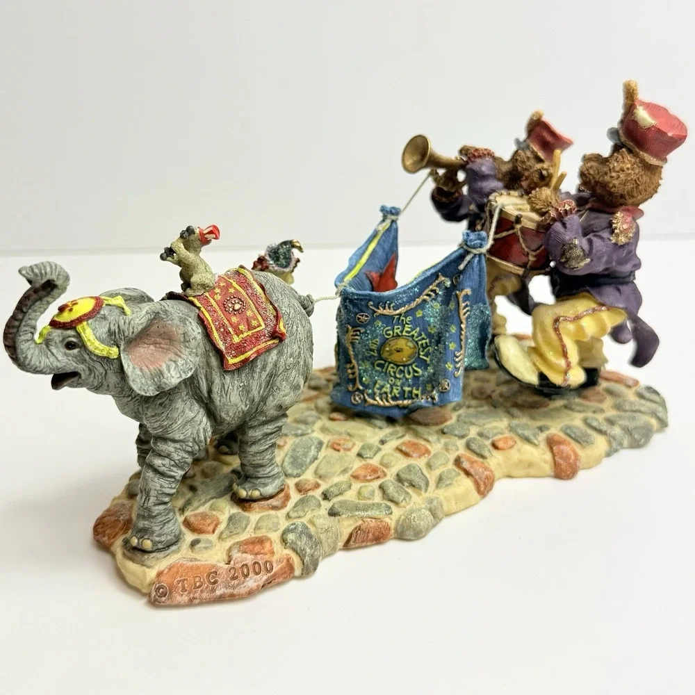 Vintage Boyds Bears Circus Parade Elephant Figurine 227808 Limited Edition 7021